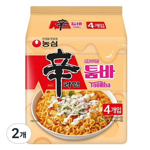 韓国の最新人気ラーメン辛ラーメントゥーンバ カップ麺 113g 6個